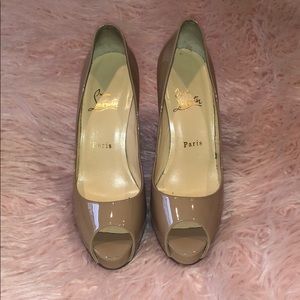 Christian Louboutin 120 Nude Heels